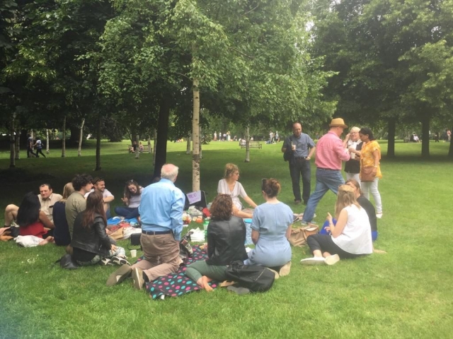 Trinity College Dublin Association London Pimms Picnic in Hyde Park 2019